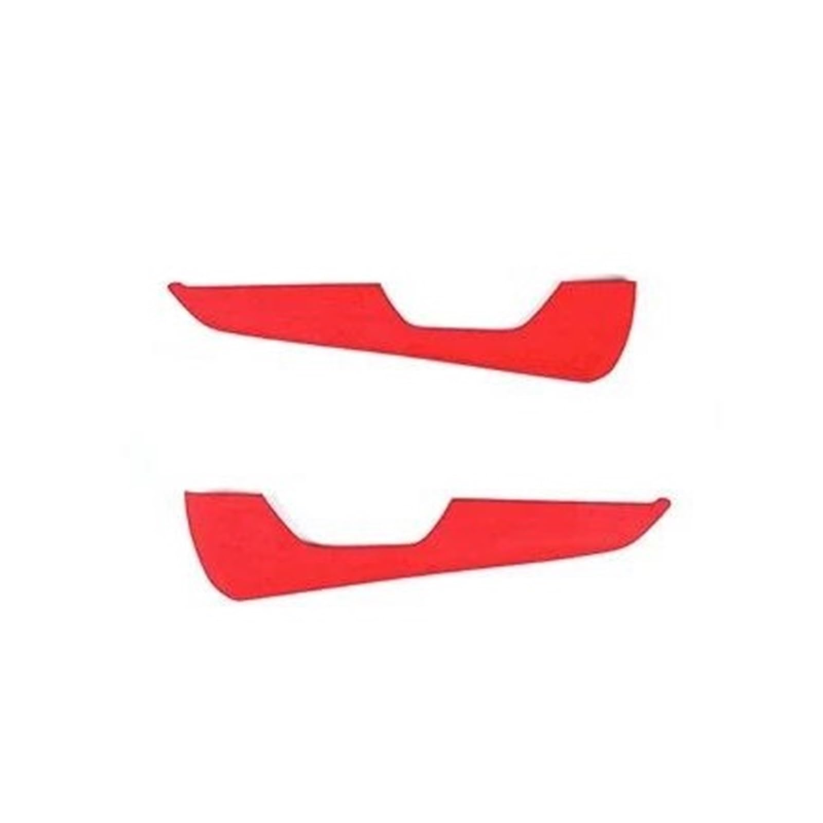 Fcaopcwama Door Panel Red For Audi A6 C8 A7 Rs7 2019-2024 Suede Overlay Panels On Dashboard Armrest Gear Control And Doors Car Armrest Storage Box