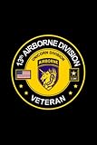  13th Airborne Division: U.S. Army Crest, Logo, Decal, Emblem, Insignia - Lined Notebook - Journal - Logbook - Diary - Planner - 100 Pages