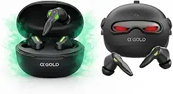 Fone de Ouvido Gamer A’Gold FN-B48 TWS Bluetooth 5.4 | Baixa Latência Zero Delay | Microfone HD e Cancelamento de Ruído IA | Bateria 8h com Estojo LED Robótico | Som Imersivo para Jogos e Música