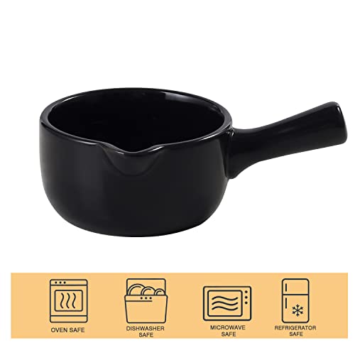 Artestia Butter Warmer For Seafood Set Of 4, Cermic Lobster Buttter Warmers With 4 Pieces Tealight Candles For Melting Butter, Chocolate, Dishwasher Safe, Black #TOP1