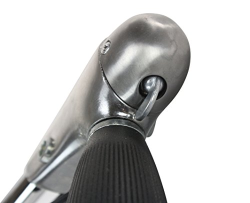 Post Mount Spotlight, Compatible With 2015 Dodge Charger-Lh, 6 Inch, Led, Chrome, Driver Side W/ Install Kit #TOP4
