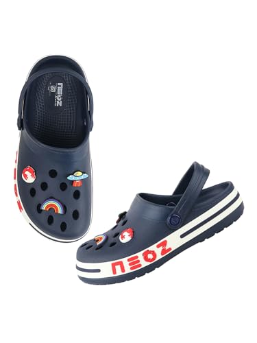 Image of URJO Unisex-Child Urjo SKR Bayband Kid's Clogs /Sandals with Back Strap Levirex Comfort Anti-Skid Waterproof Dailywear (Urjo By Neoz) Clog