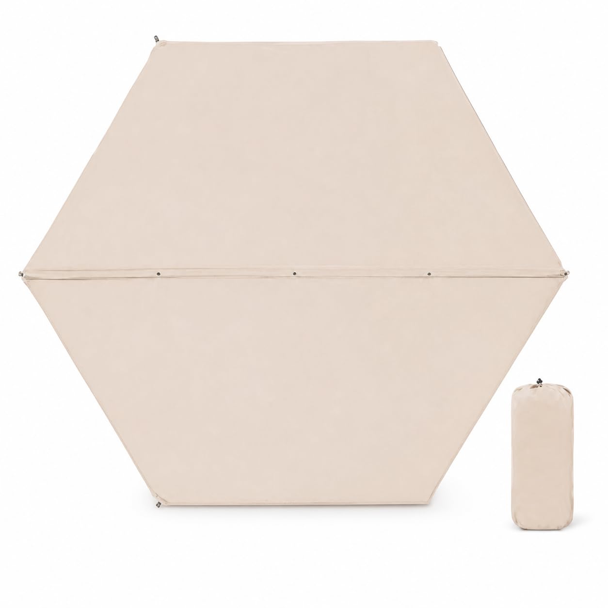 Tapis Sol Camping autogonflant Hexagonal pour 3-8 Personnes, Matelas autogonflant extérieur imperméable