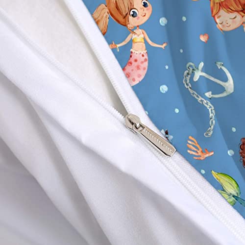 Housse de couette sirène 240x260 zippée finis les draps rêches qui glissent