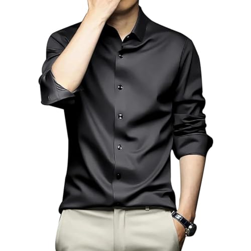 DEELMO Men's Satin Silk Shirt Review – 72% OFF, Lowest Price, Premium Look