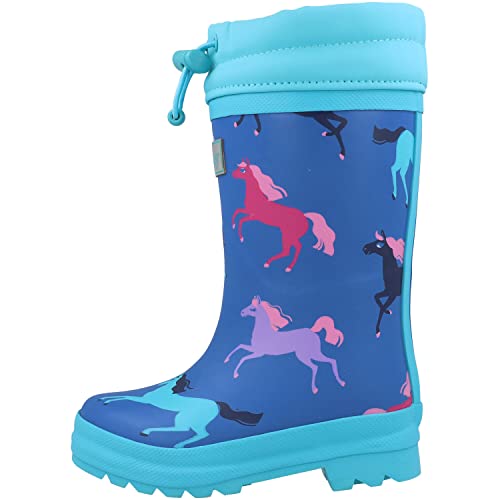 Hatley Girls Sherpa Lined Printed Rain Boots, Prancing Horses, 9 Little Kid #TOP1