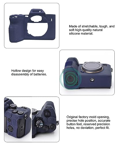 Funda de silicona protectora para cámara Sony A7 IV miniatura 4