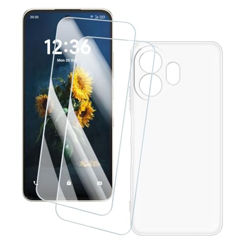 OAGELIM 2�Z�b�g �X�N���[���v���e�N�^�[ + �P�[�X TCL NxtPaper 70 Pro 5G (6.9 �C���`) �Ƃ̌݊������� �A�[�e�B�X�e�B�b�N�J�X�^���v�����g�J�o�[�Ƌ����K���X�t�B���� �X�N���b�`�h�~ (����)