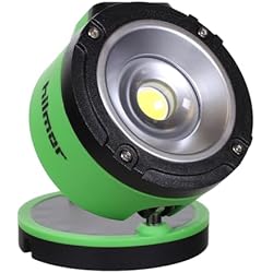 Hilmor Mini Spotlight Rechargeable Work Light with Magnetic Base and 2 Power Modes