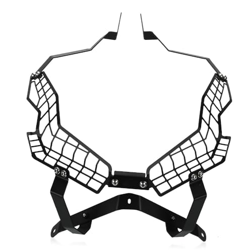 Grille phare moto ADV 350 cache optique haut de gamme noir mat