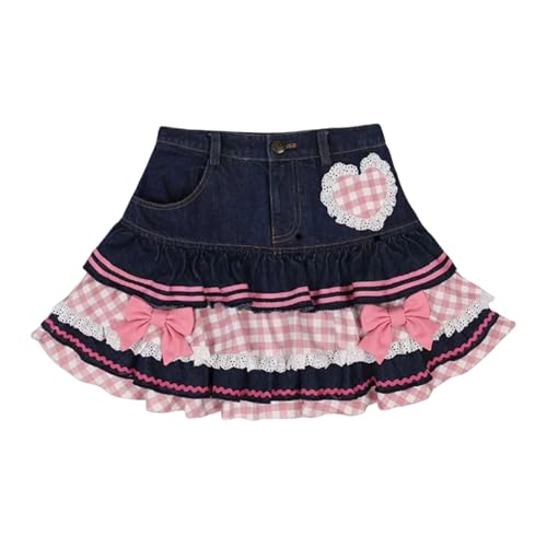 Jupe plissée Y2K taille haute trapèze et robe de bal mignonne Lolita