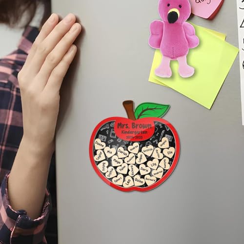 Imán decorativo personalizado para maestro de forma rectangular miniatura 7