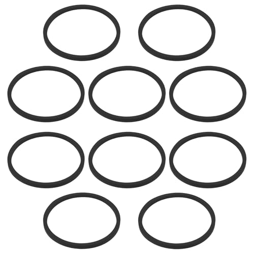 EMSea 10 Stück 40-mm-Siphondichtungen Flache Dichtungen 42 X 37 X 2 Mm für Spülbecken-Abflussrohre
