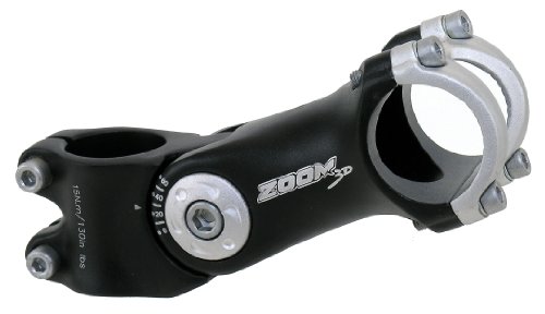 Zoom 125 Mm Alloy Adjustable Ahead Stem 31.8 Mm, Black #TOP9