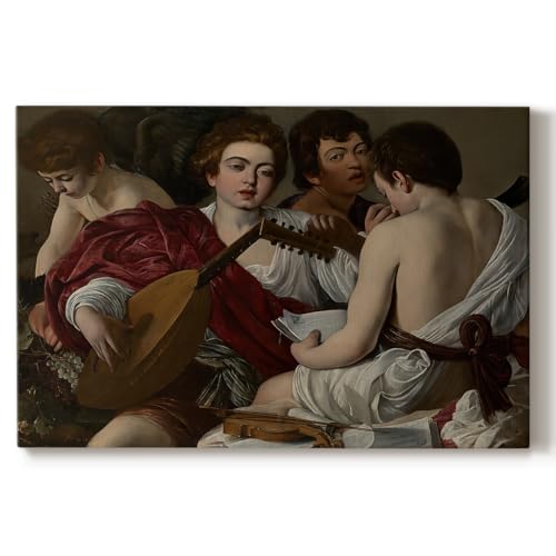 Caravaggio | Musicians in One Frame | Canvas Wall Art | LT626