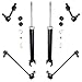Detroit Axle - 8pc Struts Shocks Kit for 2009-2014 Nissan Maxima 2 Front Struts w/Coil Springs 2 Rear Shock Absorbers 4 Front and Rear Sway Bars Links 2010 2011 2012 2013 Replacement Suspension Kit