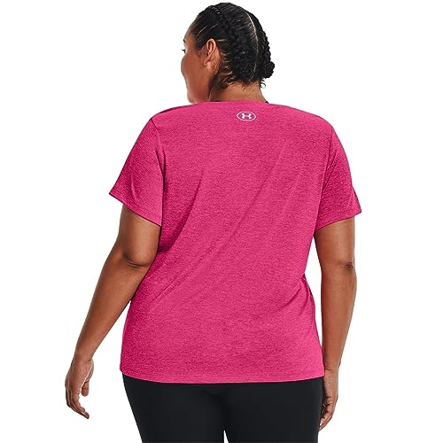 Image of Under Armour Plus Size Tech Solid Short Sleeve V-Neck