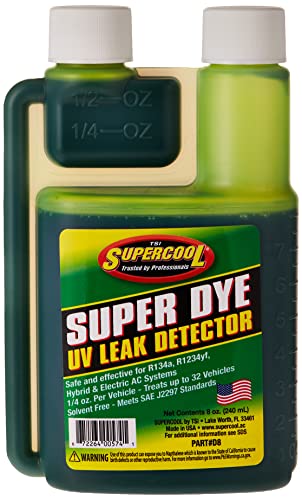 Supercool A/C Leak Detection Dye, 8 Oz, Green #TOP7