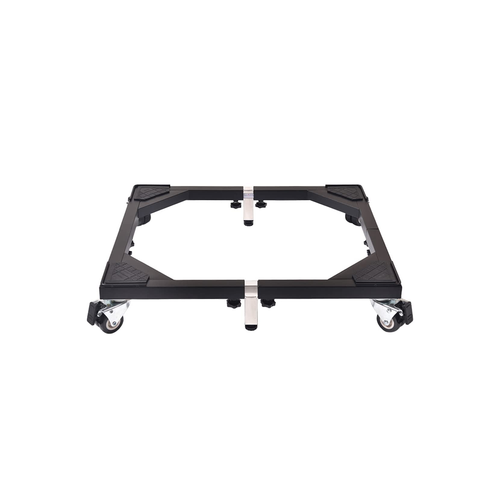 DFGHNBVC Washing Machine Base Bracket - Universal Adjustable Fridge Freezer Trolley With Extendable Stand, Appliance Wheels For Easy Mobility,Black
