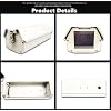 2Part in Set Aluminum Weatherproof CCTV Camera Housing with Adjustable Mount Bracket - Heavy Duty Indoor/Outdoor Security Surveillance Box with Lockable Lid & Glass Lens