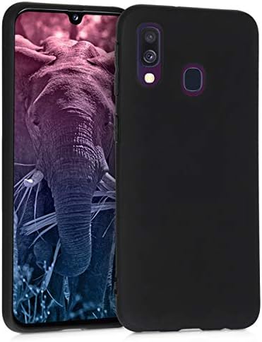kwmobile TPU Case Compatible with Samsung Galaxy A40 - Case Soft Slim Smooth Flexible Protective Phone Cover - Mint Matte