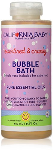 CALIFORNIA BABY Tired N Cranky Bubble Bath, 13 OZ