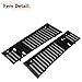 RLB-HILON 1Set Hood Cowl Top Grille Compatible with Nissan Hardbody Pickup D21 Frontier Pathfinder 1986 to 1997 Year Finisher Wiper Cowl Grille, for 66815-0S700 66814-0S700