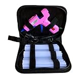 Glue Gun, Mini Hot Glue Gun Kit with 30 5.8”Glue Sticks and Carry Case for School Crafts DIY Arts Qu