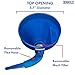 Terbold Automotive Flex Funnel with Hose | Wide Mouth Flexible Oil Funnel for Automotive Use - Gas, Transmission Fluid, Car Fuel, Oil Change (Blue)