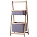 Cesto Ropa Sucia Clasificadores de lavandería para niños niñas niños Dormitorio de la habitación del bebé, Plegable Vertical Decorativo Dividido Almacenamiento, Marco de bambú Bolsa gris, Estilo mode