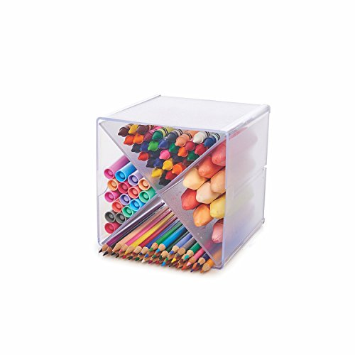 Deflecto Stackable Cube Organizer, 6 Inch X 6 Inch #TOP2