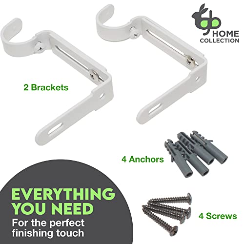 image for gb Home Collection GB Home Adjustable Curtain Rod Bracket, Fits Up to 