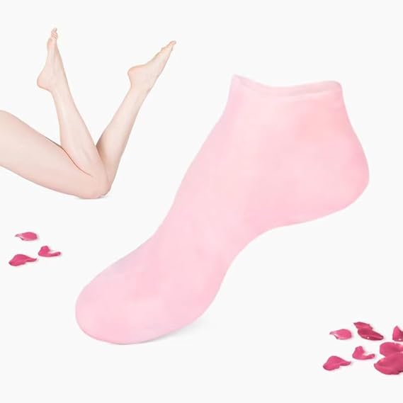 Moisturising Silicone Socks for Women, Foot Spa Gel Silicone Socks for