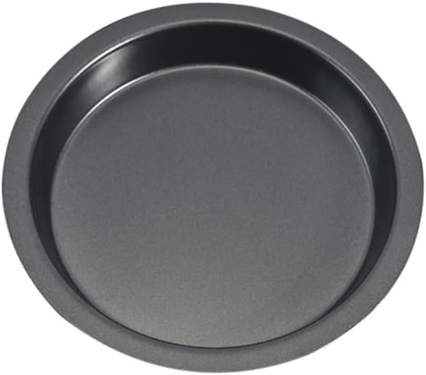 8- inch Cake Punch Tower Forming Pizza Tray Stand Baking Bread Non-stick Oven (Color: Black, Size: 8inch)