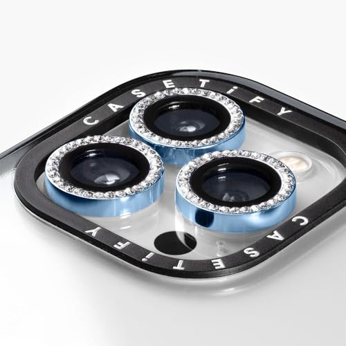 Lentille caméra iPhone 16 Pro Max protecteur objectif bleu - 2