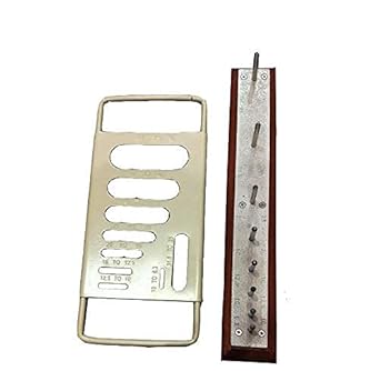 ARBAN INDUSTRIES Heavy Gauge with Length Gauge Flakiness of Aggregate to check flakiness index and elongation index (Set of 1)