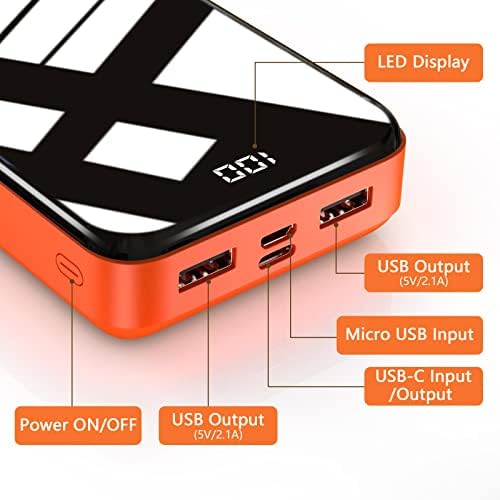 Bextoo Power Bank Portable Charger 30000mAh USB C with LED Display & Input & 2 Outputs Battery Pack Fast Charging Ultra High Capacity for Smartphone iPhone 13 12 X Pro Max Samsung Galaxy iPad Air Pods