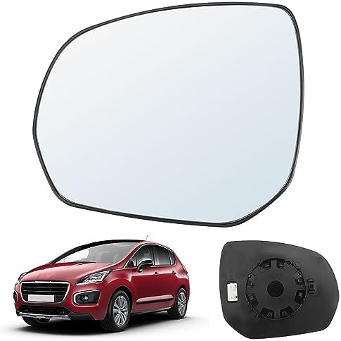 Vetro Specchietto Retrovisore Sinistro Riscaldato Per Peugeot 3008/5008, Citroen C3/C4 Picasso - Compatibilità 2008-2017