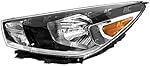 Aftermarket Replacement KI2502220 Headlight Assembly Halogen Driver Side for 2018-2019 Kia Rio