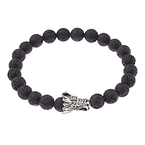 Bracelet en pierre volcanique naturelle contre la banalité des accessoires de mode