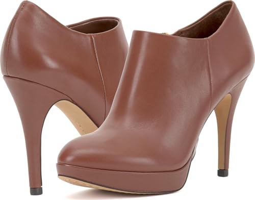 Vince Camuto Women's Elvin Platform Bootie Ankle Boot, Chocolate, 5.5 by Vince Camuto - Image 7