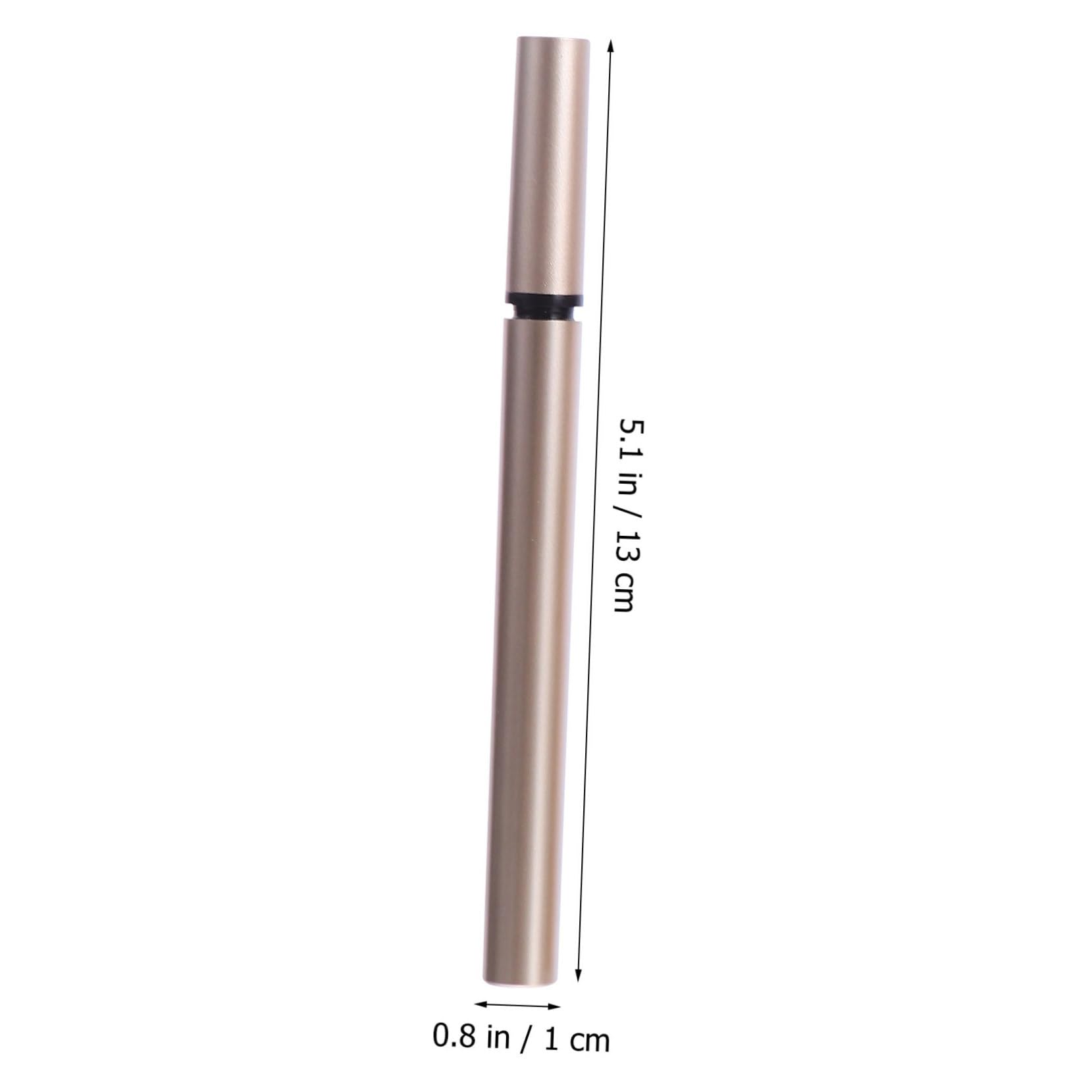 5pezzi Tubetto Vuoto di Eyeliner Ricaricabile 1ml Oro | Plastico, per Conservare Eyeliner e Olio per Unghie, Formato DIY per Grossisti e Rivenditori Cosmetici