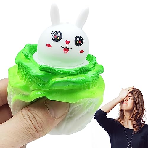 Animais Fidget Brinquedos | animais elásticos,Repolho Sensory Squeeze Animal Inquietação Brinquedo a