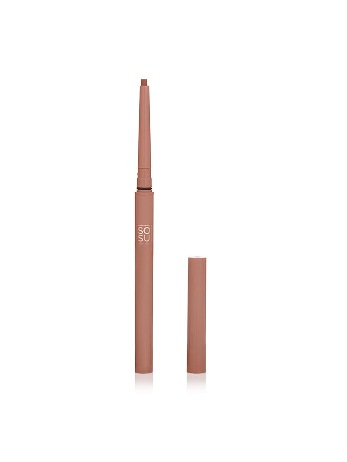 SOSU Cosmetics Lip Liner Longwear Hazelnut, Long-lasting, Moisturising Lip Liner in Warm Nude Tone