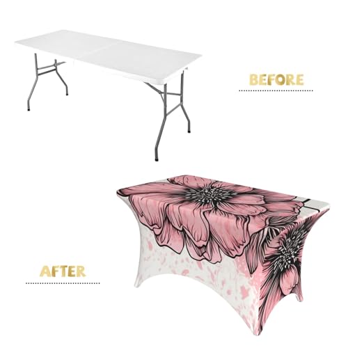 Nappe rectangulaire imperméable élasthanne pour table extensible 1,2m