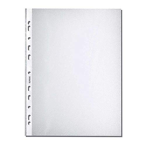 Preisvergleich Produktbild Herlitz 10840320 Prospekthülle A4, genarbt, Premium, dokumentenecht (800 Stück)