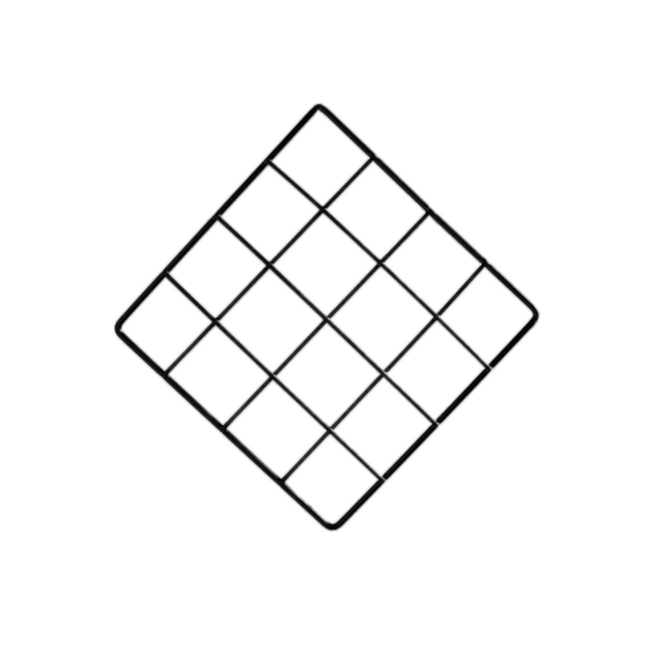 PRETYZOOM Decorate Your Space 2 Pcs Metal Mesh Photo Grid Panel Wall Decor for Room