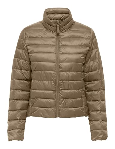 ONLY Damen Onltahia Lw Quilted Jacket Noos OTW, Cocoa Créme, m