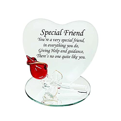 OnlineStreet Caja de regalo de rosa de cristal, una sincera expresión de amor para alguien especial, novio, novia y amigo especial, día de San Valentín, cumpleaños y aniversario especial