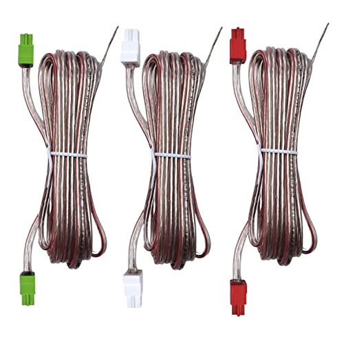 Cables de altavoz para Sony Home Theater: Pack de 3 cables rojo y gris con conectores